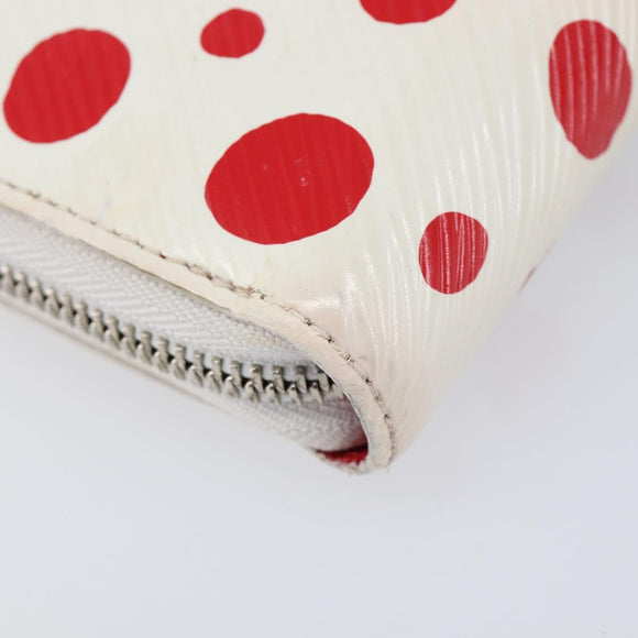 LOUIS VUITTON Epi Zippy Wallet LVxYK White M81961 LV Auth 214146A