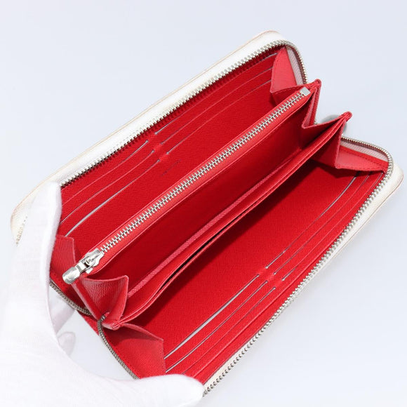 LOUIS VUITTON Epi Zippy Wallet LVxYK White M81961 LV Auth 214146A