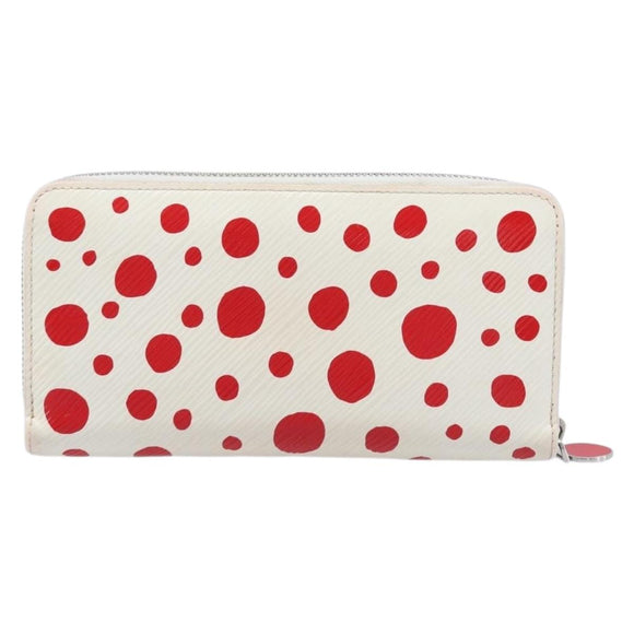 LOUIS VUITTON Epi Zippy Wallet LVxYK White M81961 LV Auth 214146A