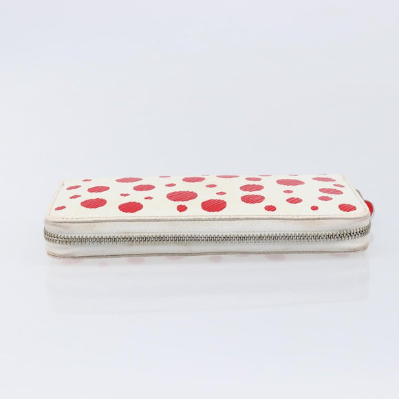 LOUIS VUITTON Epi Zippy Wallet LVxYK White M81961 LV Auth 214146A