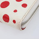 LOUIS VUITTON Epi Zippy Wallet LVxYK White M81961 LV Auth 214146A-8