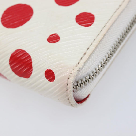 LOUIS VUITTON Epi Zippy Wallet LVxYK White M81961 LV Auth 214146A