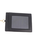 Miu Miu Matelasse Long Wallet Leather Black Gold Auth 214151A-23