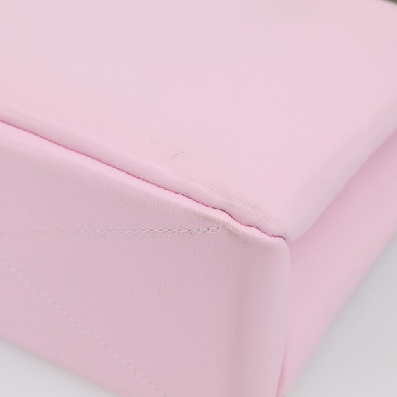 LOUIS VUITTON Shopper Tote Mini Bag Leather 2way Pink M15239 LV Auth 214188SAM