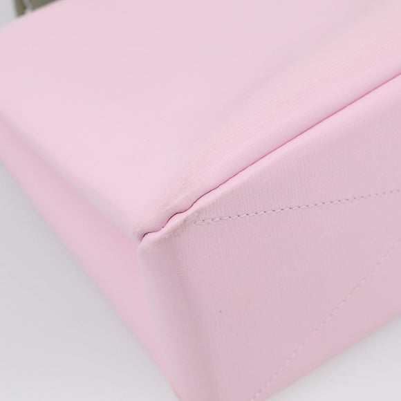 LOUIS VUITTON Shopper Tote Mini Bag Leather 2way Pink M15239 LV Auth 214188SAM