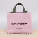 LOUIS VUITTON Shopper Tote Mini Bag Leather 2way Pink M15239 LV Auth 214188SAM-24