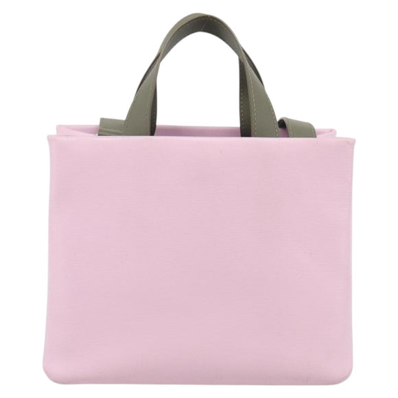 LOUIS VUITTON Shopper Tote Mini Bag Leather 2way Pink M15239 LV Auth 214188SAM
