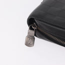 LOUIS VUITTON Damier Infini Zippy XL Travel Case Black N61254 LV Auth 214190-12