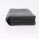 LOUIS VUITTON Damier Infini Zippy XL Travel Case Black N61254 LV Auth 214190-4