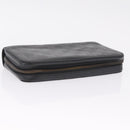 LOUIS VUITTON Damier Infini Zippy XL Travel Case Black N61254 LV Auth 214190-6
