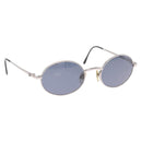 CHANEL Sunglasses metal Silver CC Auth 214201-1