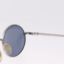 CHANEL Sunglasses metal Silver CC Auth 214201-11