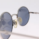 CHANEL Sunglasses metal Silver CC Auth 214201-12