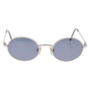 CHANEL Sunglasses metal Silver CC Auth 214201-2