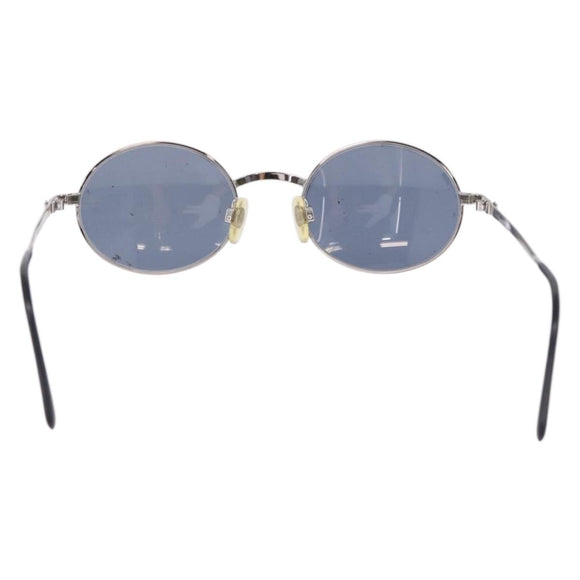CHANEL Sunglasses metal Silver CC Auth 214201