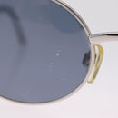 CHANEL Sunglasses metal Silver CC Auth 214201-5