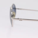 CHANEL Sunglasses metal Silver CC Auth 214201-8