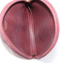 Cartier Must Line Coin Purse Leather Bordeaux Gold Auth 214203A-15