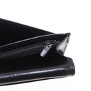 Cartier Must Line Long Wallet Leather Black Gold Auth 214204V-18