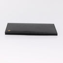 Cartier Must Line Long Wallet Leather Black Gold Auth 214204V-4
