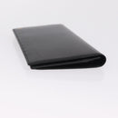 Cartier Must Line Long Wallet Leather Black Gold Auth 214204V-6