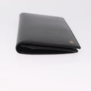 Cartier Must Line Long Wallet Leather Black Gold Auth 214204V-7