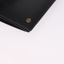 Cartier Must Line Long Wallet Leather Black Gold Auth 214204V-9