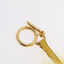 FENDI Bag Charm Fur Yellow Gold Auth 214206M-5
