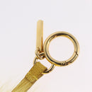 FENDI Bag Charm Fur Yellow Gold Auth 214206M-9