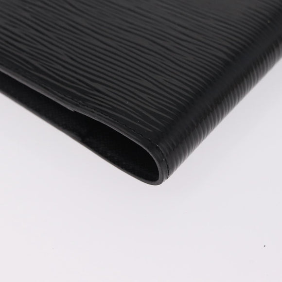 LOUIS VUITTON Epi Electric Agenda PM Planner Cover Black R2005N LV Auth 214211