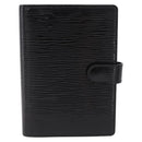 LOUIS VUITTON Epi Electric Agenda PM Planner Cover Black R2005N LV Auth 214211-2