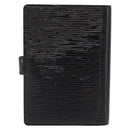 LOUIS VUITTON Epi Electric Agenda PM Planner Cover Black R2005N LV Auth 214211-3