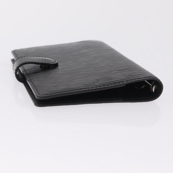 LOUIS VUITTON Epi Electric Agenda PM Planner Cover Black R2005N LV Auth 214211