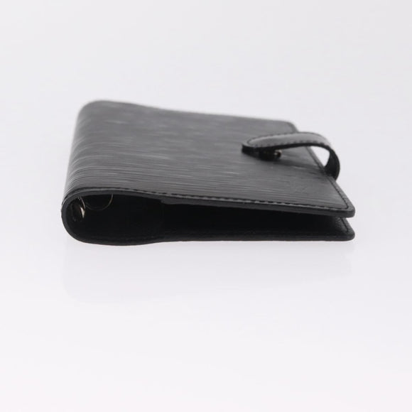 LOUIS VUITTON Epi Electric Agenda PM Planner Cover Black R2005N LV Auth 214211