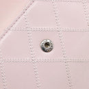 CHANEL Bicolore Wallet Lamb Skin Pink Silver CC Auth 214215-15