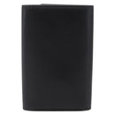 GUCCI GG Marmont Key Case Leather Black Silver 435305 Auth 214216A-3