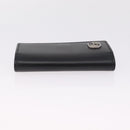 GUCCI GG Marmont Key Case Leather Black Silver 435305 Auth 214216A-5