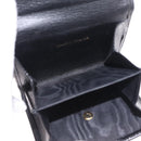 CHANEL Wallet Leather Black Gold CC Auth 214218A-19