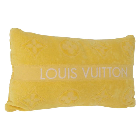 LOUIS VUITTON Monogram LV Vacation Cushion Canvas Yellow M78479 LV Auth 214223M