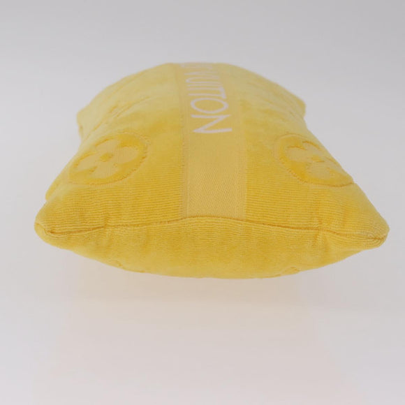 LOUIS VUITTON Monogram LV Vacation Cushion Canvas Yellow M78479 LV Auth 214223M