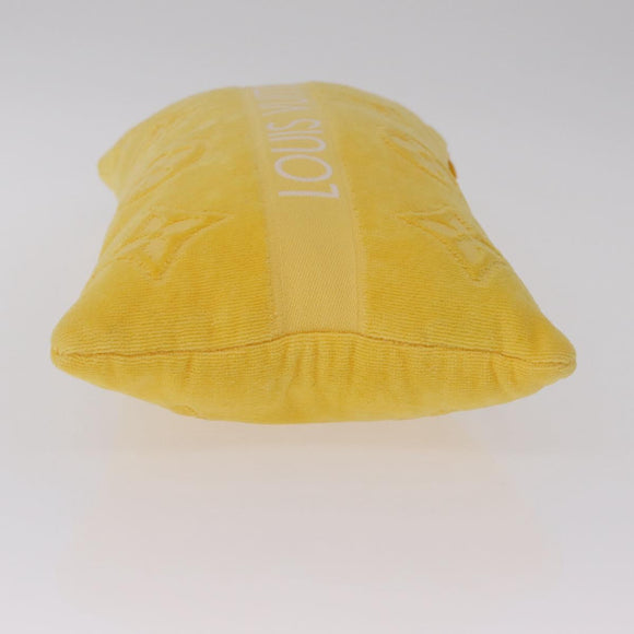 LOUIS VUITTON Monogram LV Vacation Cushion Canvas Yellow M78479 LV Auth 214223M