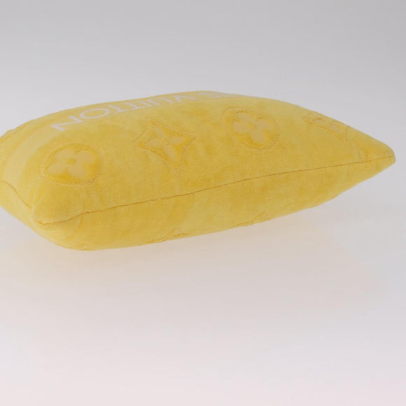 LOUIS VUITTON Monogram LV Vacation Cushion Canvas Yellow M78479 LV Auth 214223M