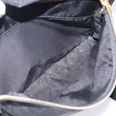 PRADA Shoulder Bag Nylon Black Gold Auth 214225A-25