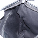 GUCCI GG Canvas Abbey Shoulder Bag Black Silver 268642 Auth 214226-20