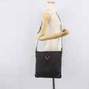 GUCCI GG Canvas Abbey Shoulder Bag Black Silver 268642 Auth 214226-25