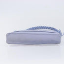 Salvatore Ferragamo Vala Shoulder Bag Canvas Purple Silver Auth 214227A-10