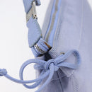 Salvatore Ferragamo Vala Shoulder Bag Canvas Purple Silver Auth 214227A-15