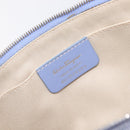 Salvatore Ferragamo Vala Shoulder Bag Canvas Purple Silver Auth 214227A-18