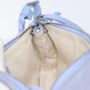 Salvatore Ferragamo Vala Shoulder Bag Canvas Purple Silver Auth 214227A-20