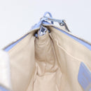 Salvatore Ferragamo Vala Shoulder Bag Canvas Purple Silver Auth 214227A-21